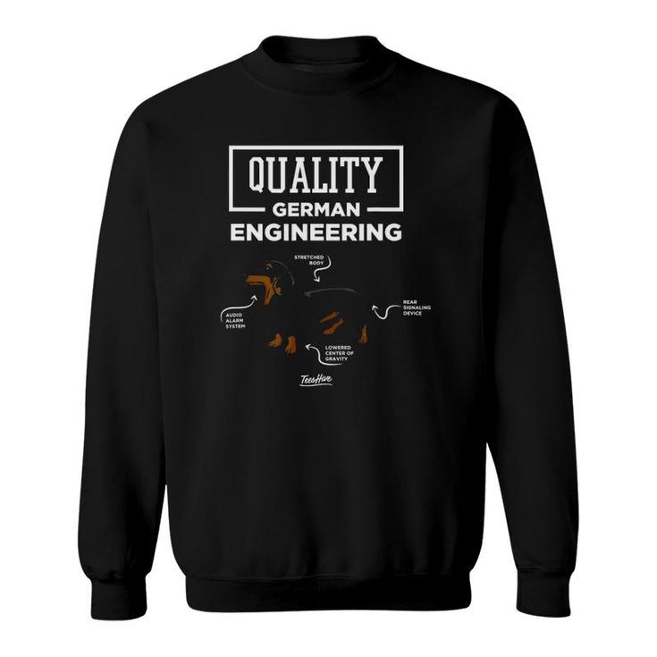 Quality German Engineering Dachshund Sweatshirt