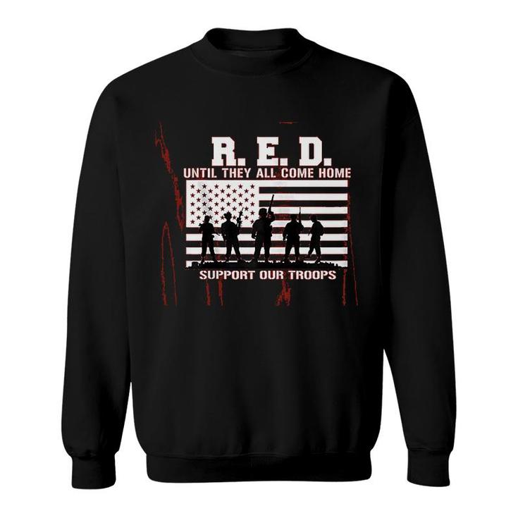 Red Friday Remember Everyone Deployed Sweatshirt