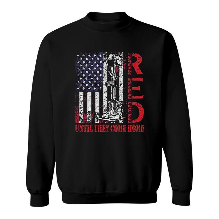 Red Friday Until They Come Home Us Flag Sweatshirt