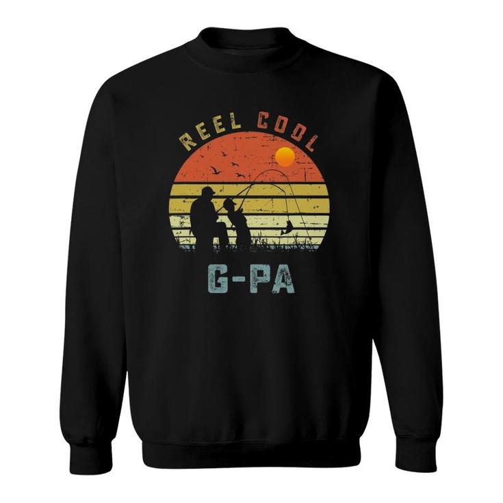 Reel Cool G-Pa Fishing Grandpa Gifts Father's Day Fisherman Sweatshirt