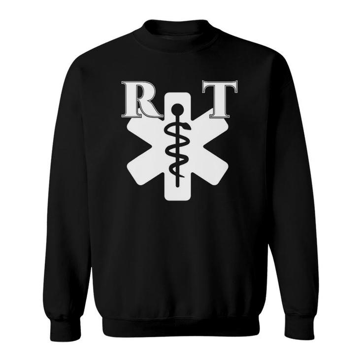 Respiratory Rt Caduceus Therapist & Design Sweatshirt