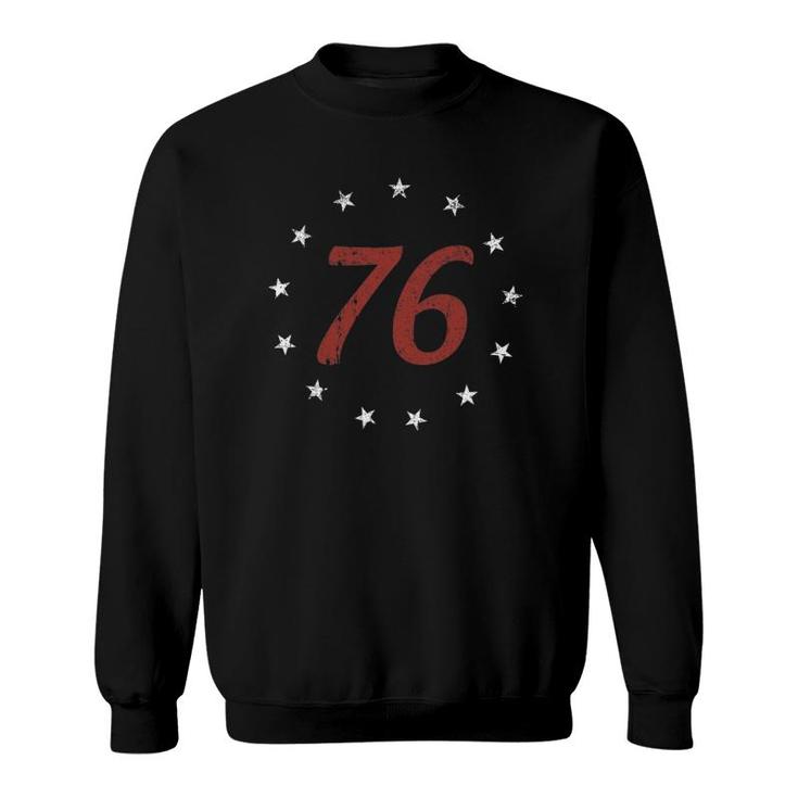 Retro 4Th Of July Independence Day The Spirit 76 Ver2 Sweatshirt