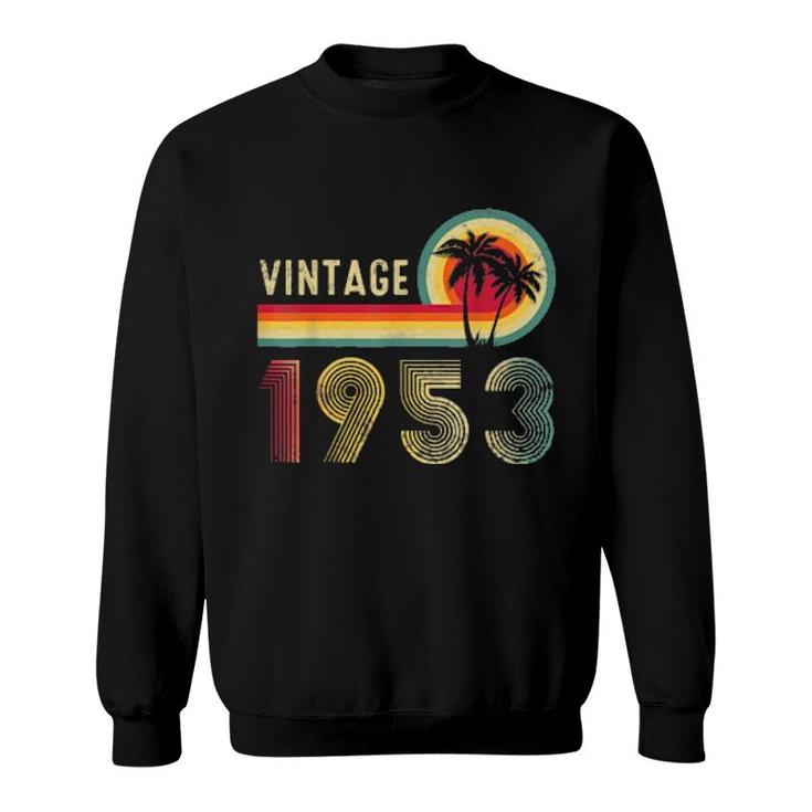 Retro Vintage 1953 69Th Birthday Boys Girls Sweatshirt