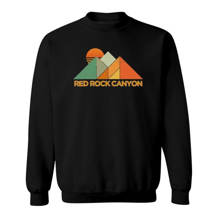 Retro Vintage Red Rock Canyon Tee Sweatshirt