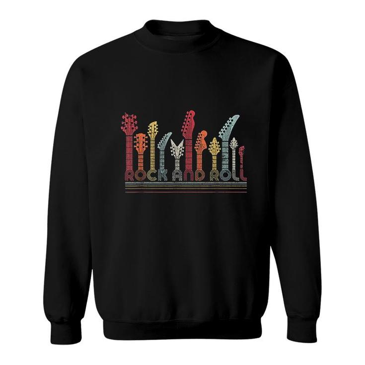 Rock And Roll Retro Style Sweatshirt