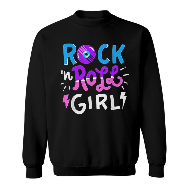 Rock N Roll Girl Music Sweatshirt