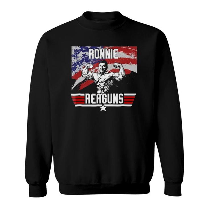 Ronnie Reaguns Patriot American Flag Sweatshirt