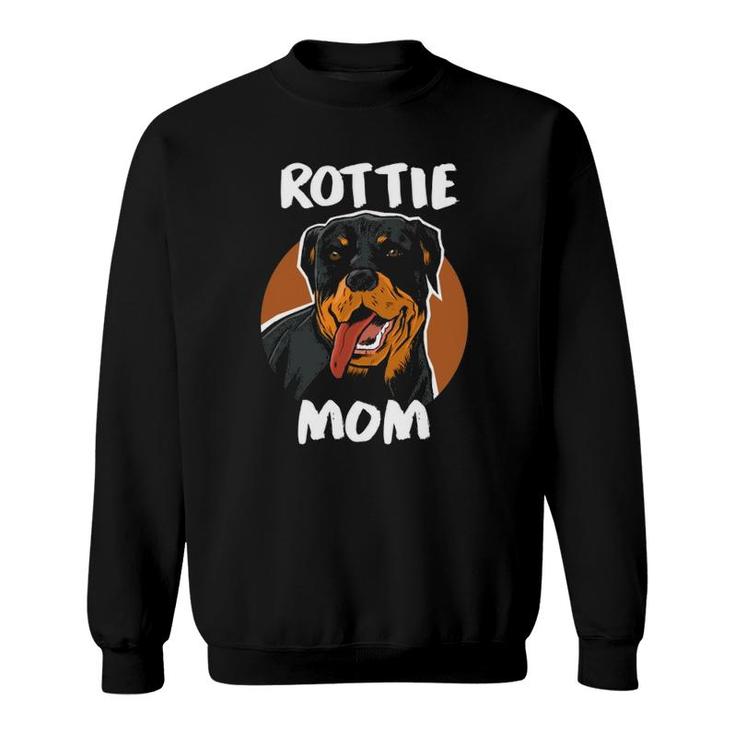 Rottweiler Rottie Mom Dog Puppy Pet Animal Lover Sweatshirt