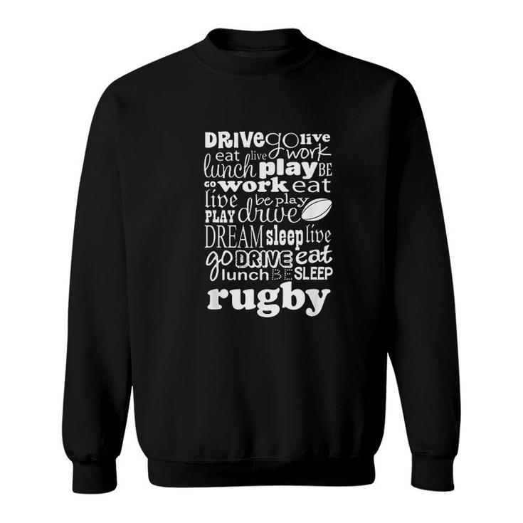 Rugby Sports Gift For Player Or Coach Sweatshirt