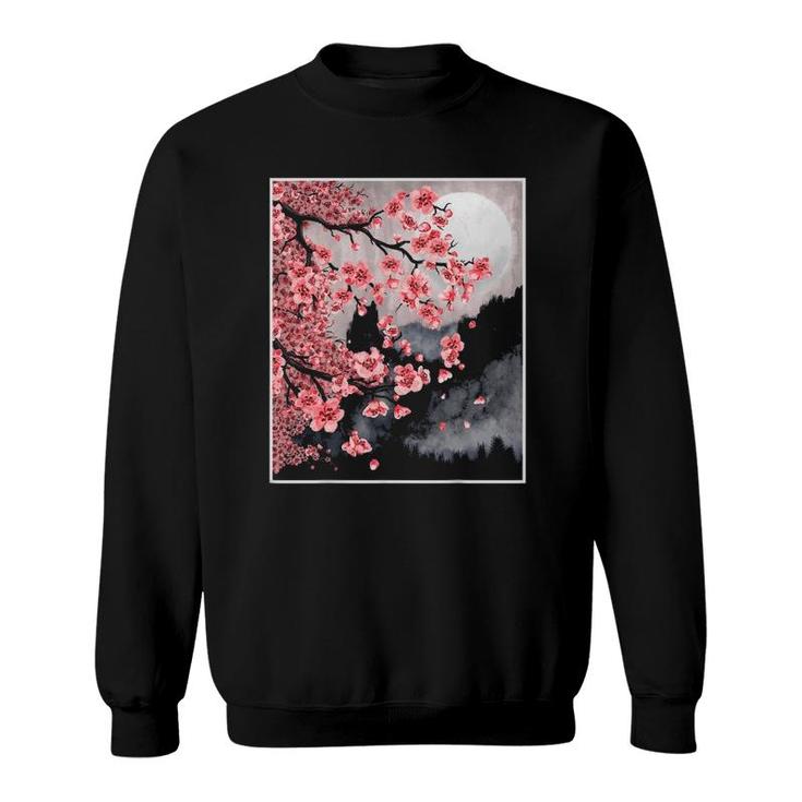 Sakura Japanese Cherry Blossom Japanese Tree Sweatshirt