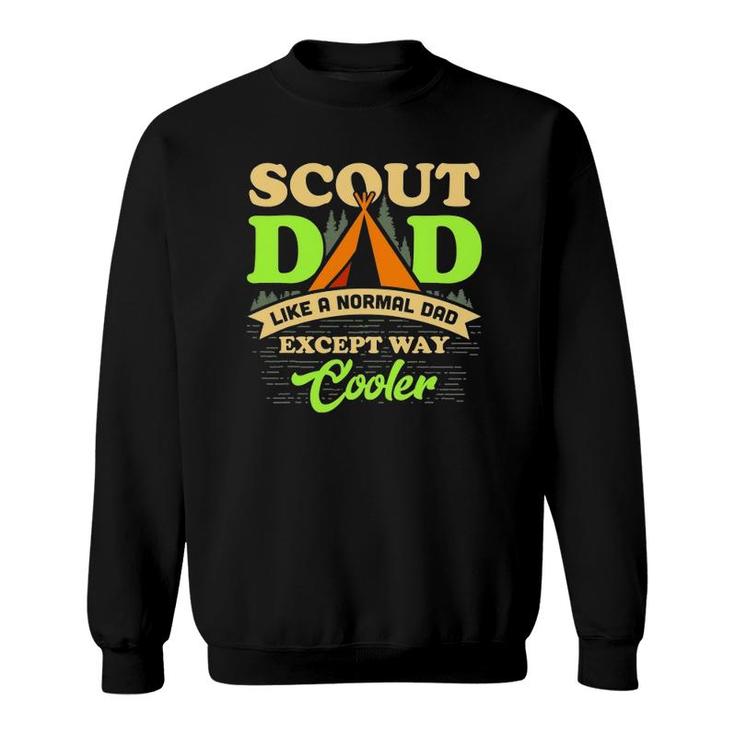 Scout Dad Cub Leader Boy Camping Scouting Sweatshirt
