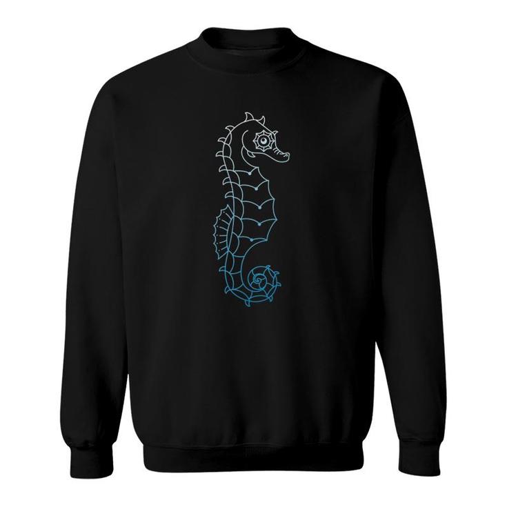 Seahorses Underwater Animals Marine Life Deep Sea Ocean Sweatshirt