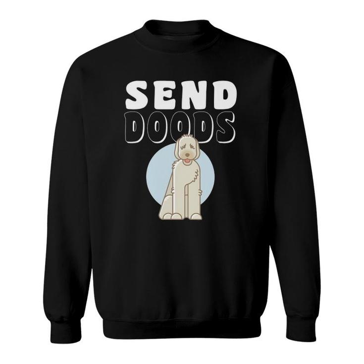 Send Doods Funny Labradoodle Gift Mom Dad Doodle Dog Lovers Sweatshirt