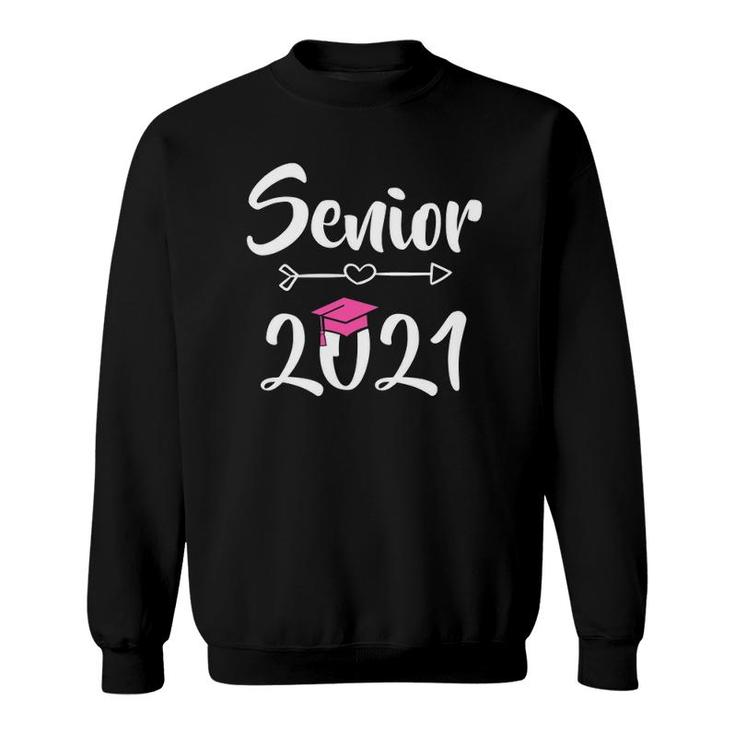 Senior 2021 Graduation  Pink Tassel Class Of 21 Tee Sweatshirt