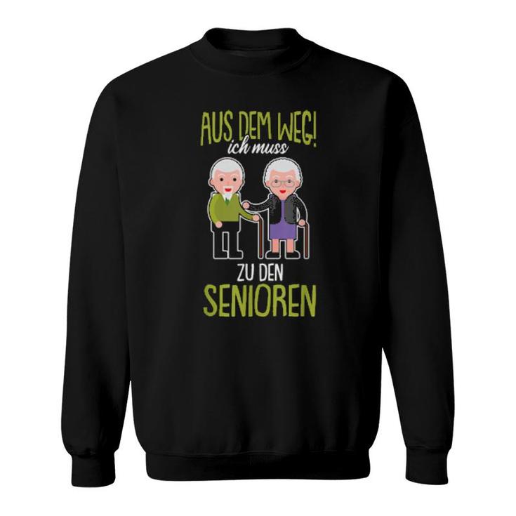 Seniors  With German Text Career  Sweatshirt