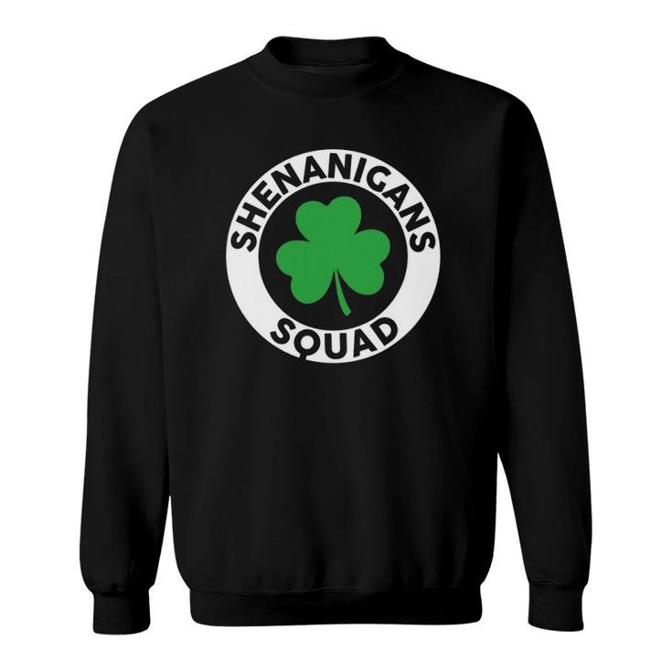 Shenanigans Squad Funny St Patrick's Day Matching Group Sweatshirt