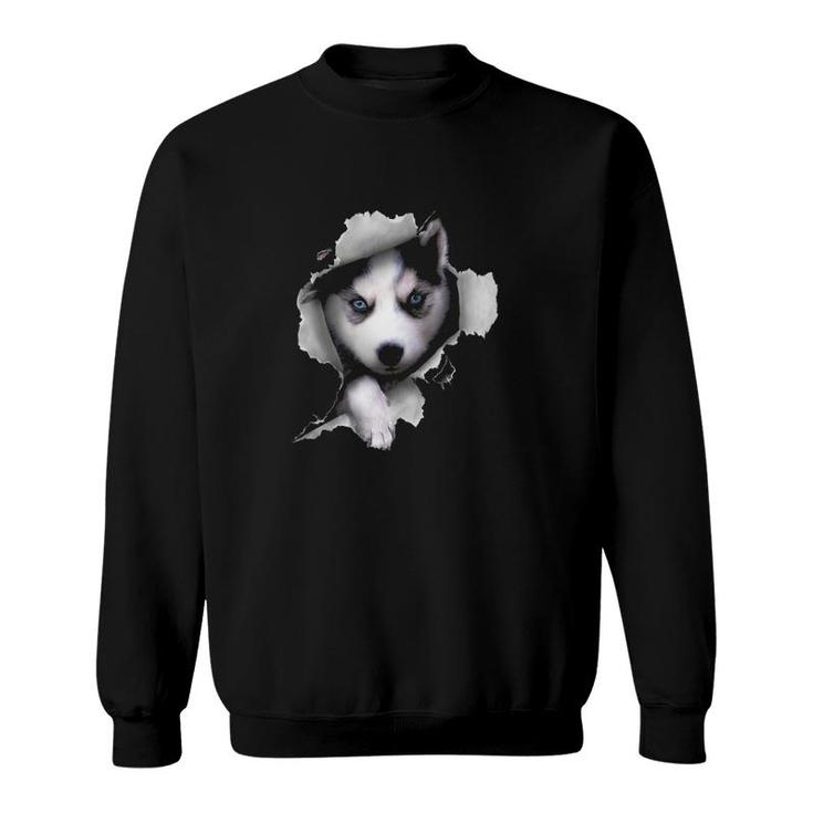 Siberian Husky T Husky Dog T Husky Lover Sweatshirt