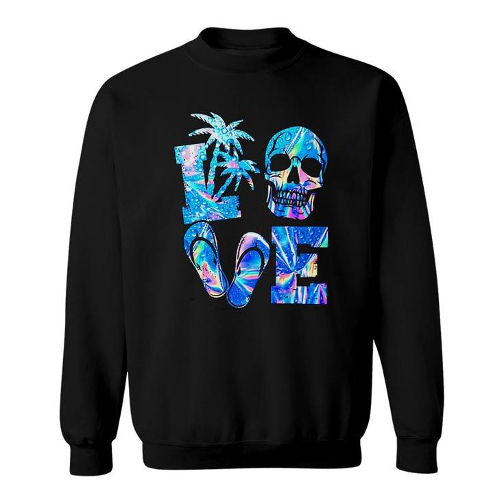 Skulls Love Beaches Sweatshirt