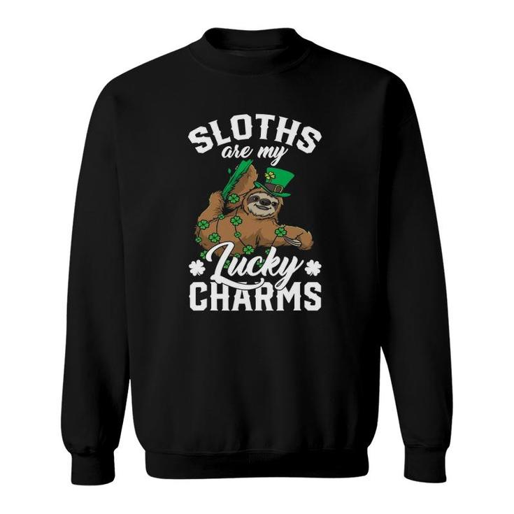 Sloths Are My Lucky Charms St Patricks Day Sweatshirt