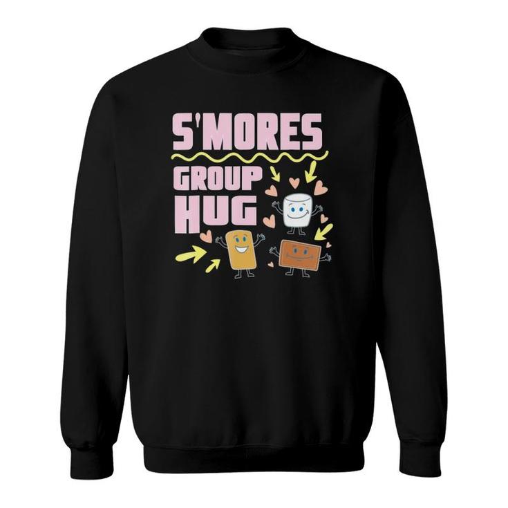 S'mores Group Hug Funny Camping Sweatshirt