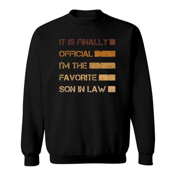 Son In Law Gifts From Mother In Law Favorite Son In Law Gift Sweatshirt