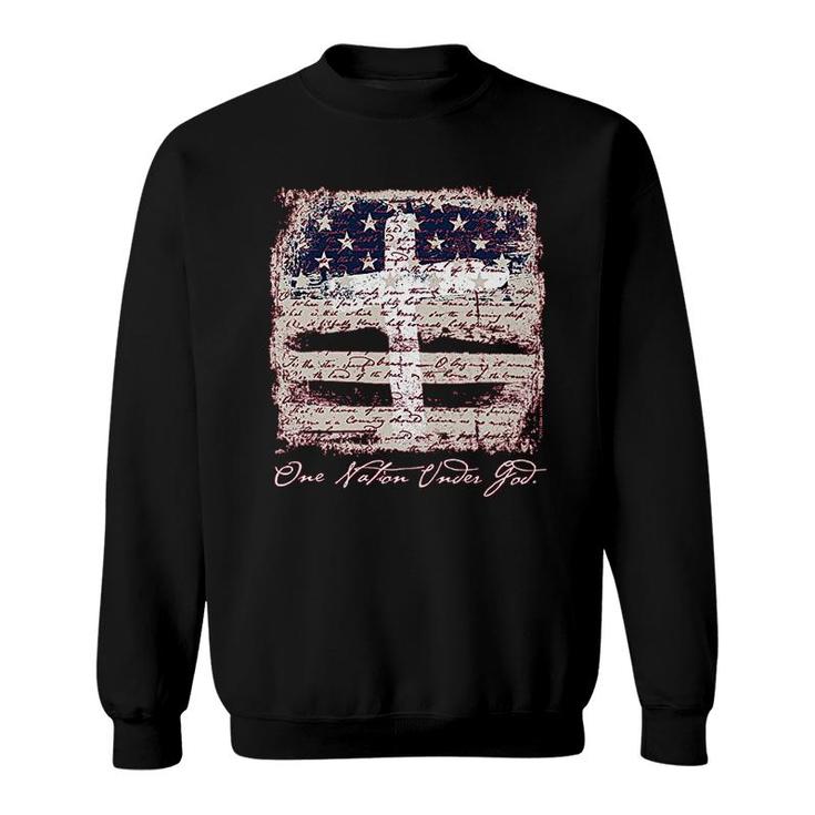 Southern Couture Sc Classic One Nation Under God Sweatshirt
