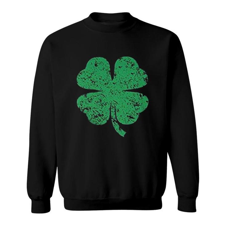 St Patricks Day Lucky Leaf Basic Sweatshirt