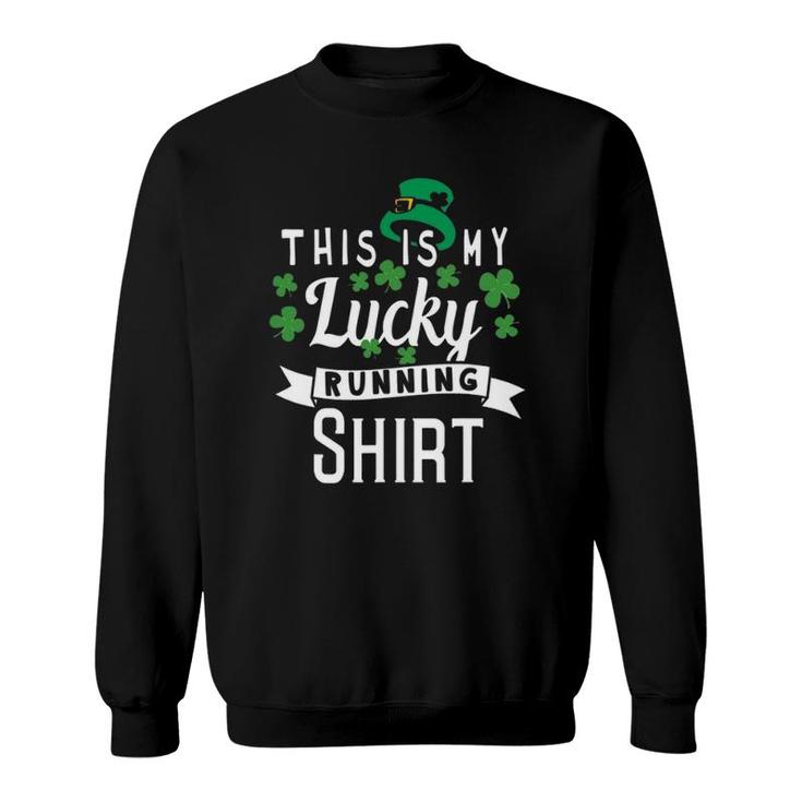 St Patrick's Day Running  For Men Women And Kids Lucky Sweatshirt