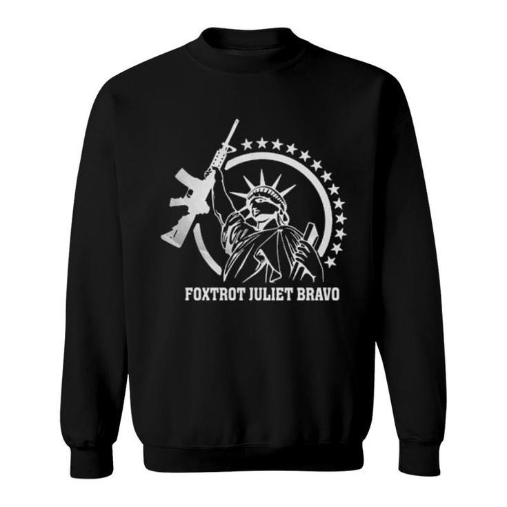 Statue Of Liberty Foxtrot Juliet Bravo Sweater Sweatshirt