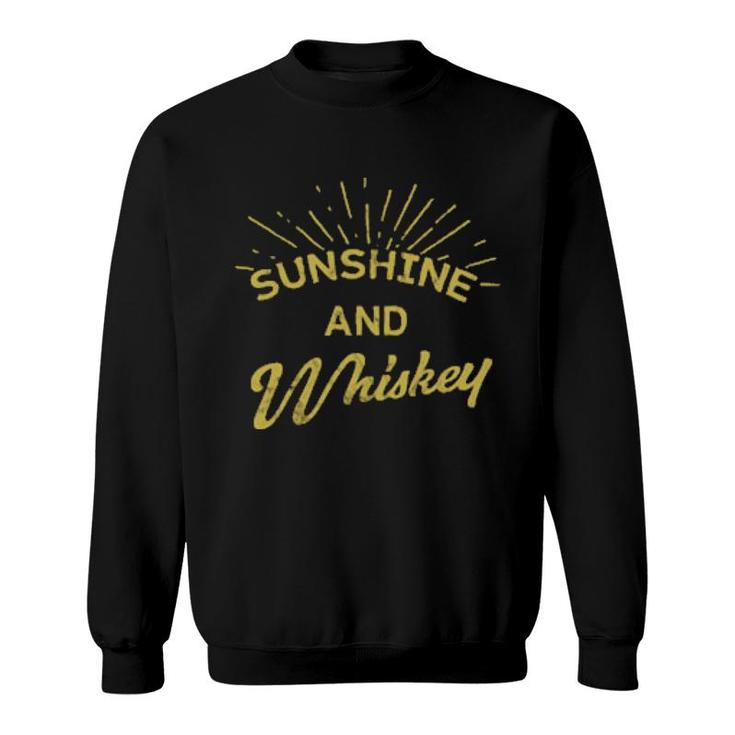 Sunshine And Tennessee Whiskey Vintage Drinking  Sweatshirt