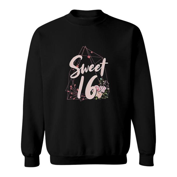 Vintage Sweet 17 Birthday Born 2005 Sixteenth Sweat Shirt
