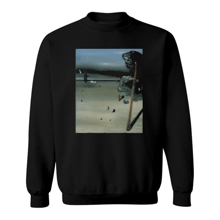 Tanguy Mama Papa Is Wounded Famous Surrealist Painting Sweatshirt