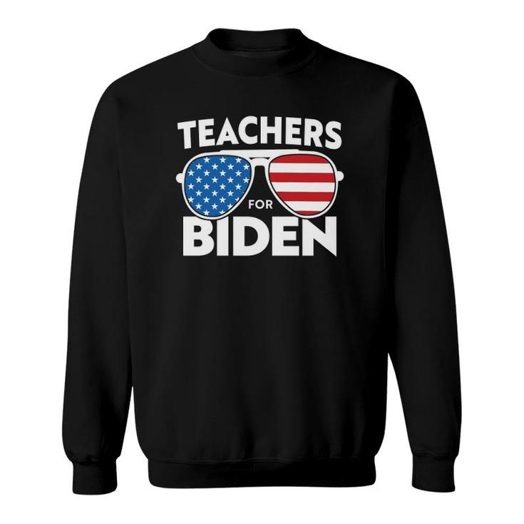 Teachers For Biden - Cool Uncle Joe Aviator Sunglasses  Sweatshirt