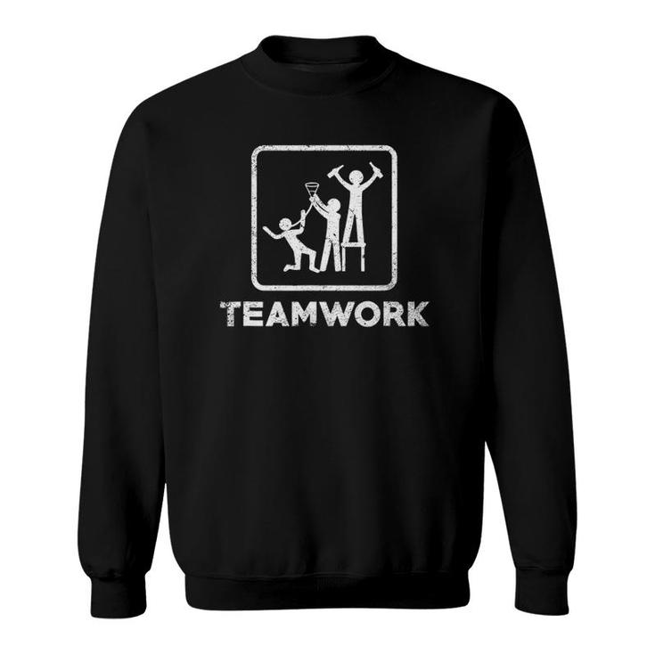 Teamwork Party Beer Pong Team Drinking Sweatshirt