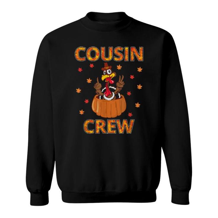 Thanksgiving Cousin Crew Pajamas For Turkey Day Holidays Sweatshirt
