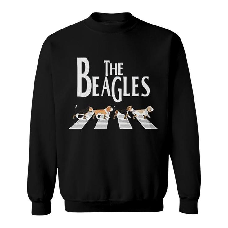 The Beagles Walking Funny Sweatshirt