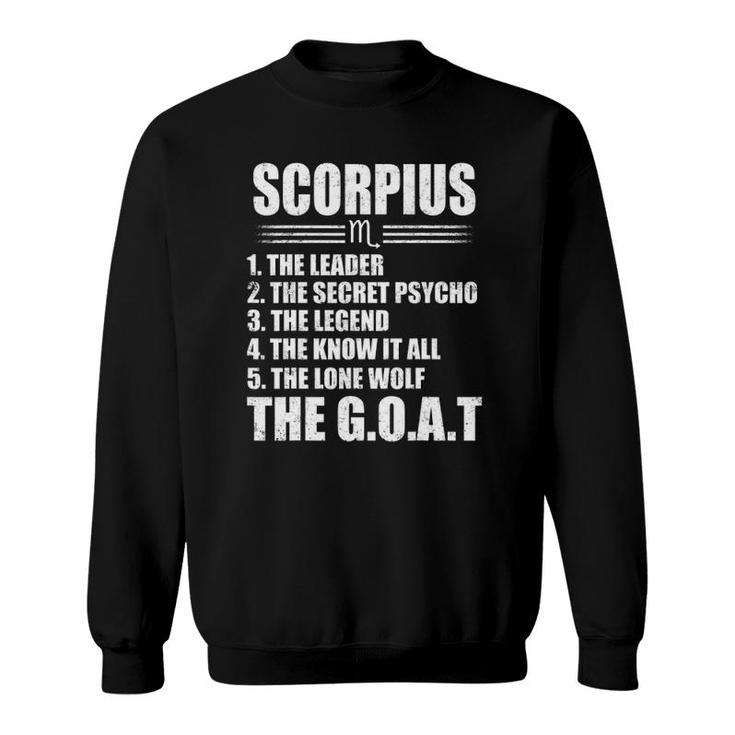 The Goat Scorpius The Leader The Secret Psycho Sweatshirt