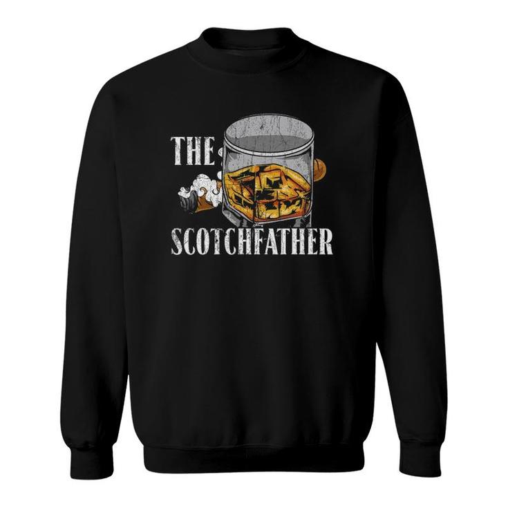 The Scotchfather Malt Whiskey  Funny Gift Sweatshirt