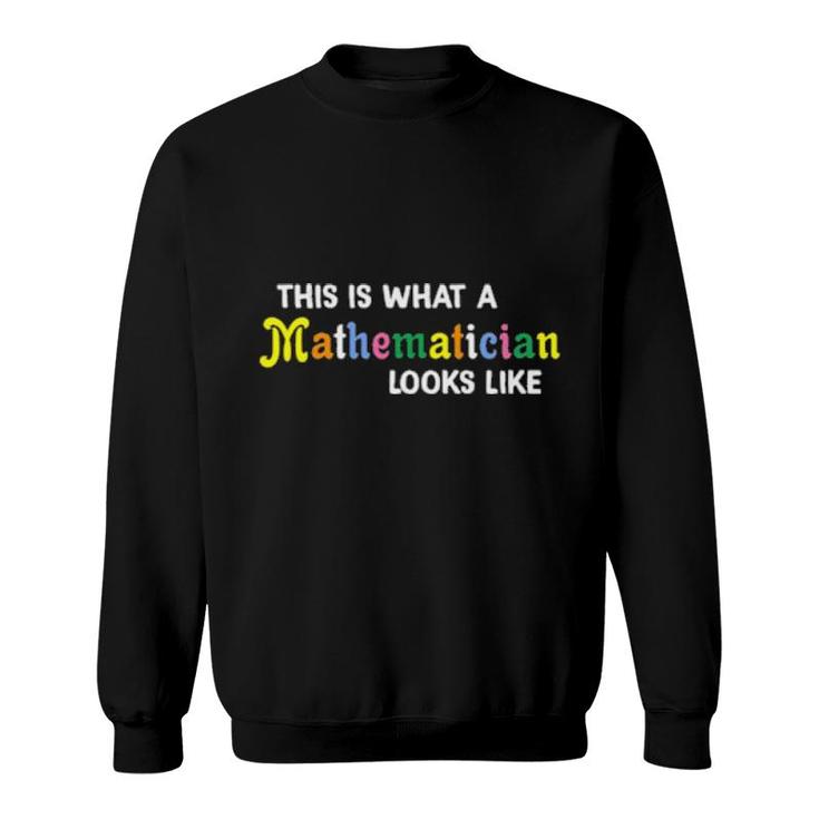 This Is What A Mathematician Looks Like Tee Sweatshirt