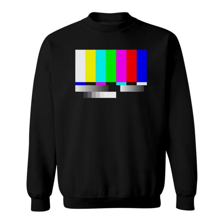 Tv Error Bars Test Pattern Sweatshirt