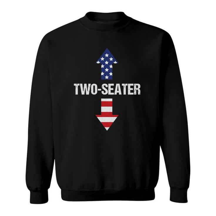Two Seater Tanks For Men 2 Seater Dad Funny Motorcycle Adult  Sweatshirt