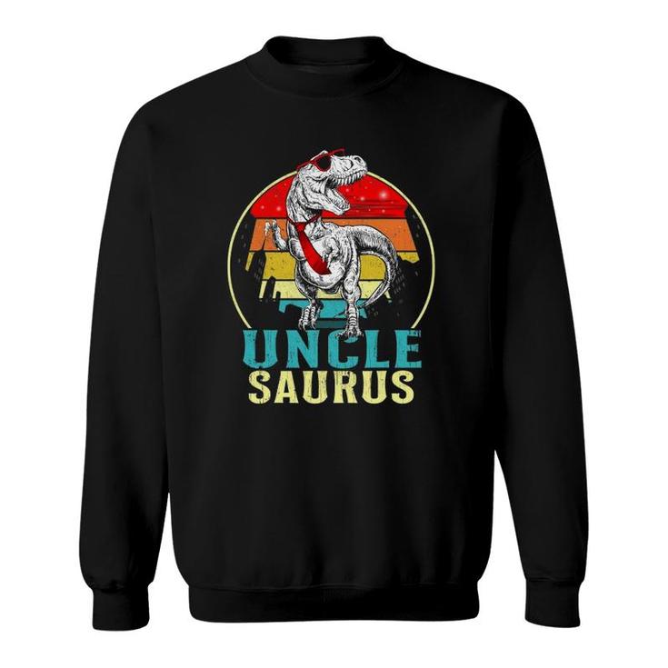 Uncle Saurusrex Dinosaur Uncle Saurus Fathers Day Sweatshirt