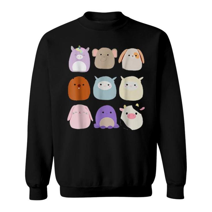 Unicorn Set Card Squishmallow Sweatshirt Unicorn Set Card Squishmallow Sweatshirt