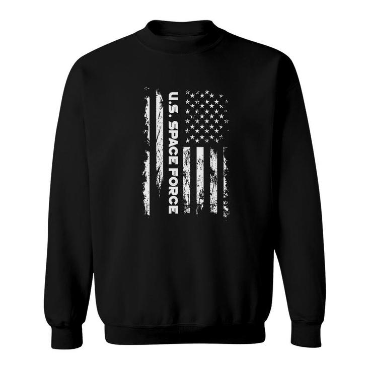 Us Space Force American Flag Sweatshirt