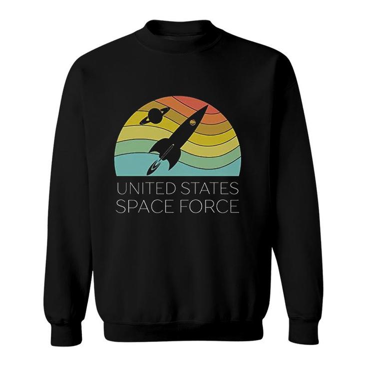 Us Space Force Retro Sweatshirt