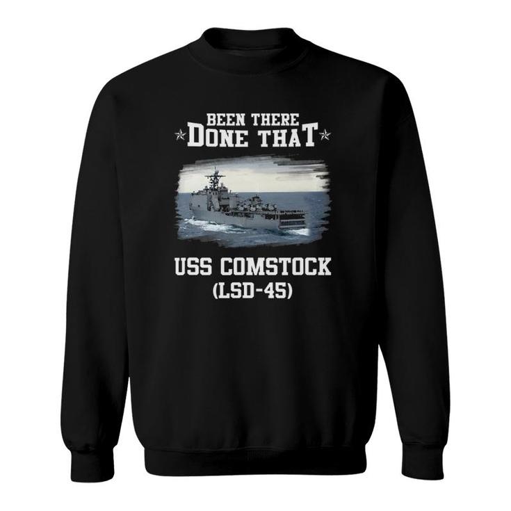 Uss Comstock Lsd-45 Veterans Day Father's Day Gift Sweatshirt