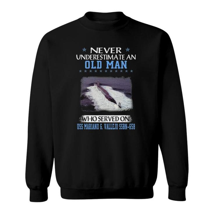 Uss Mariano G Vallejo Ssbn-658 Submarine Veteran Father Day Sweatshirt