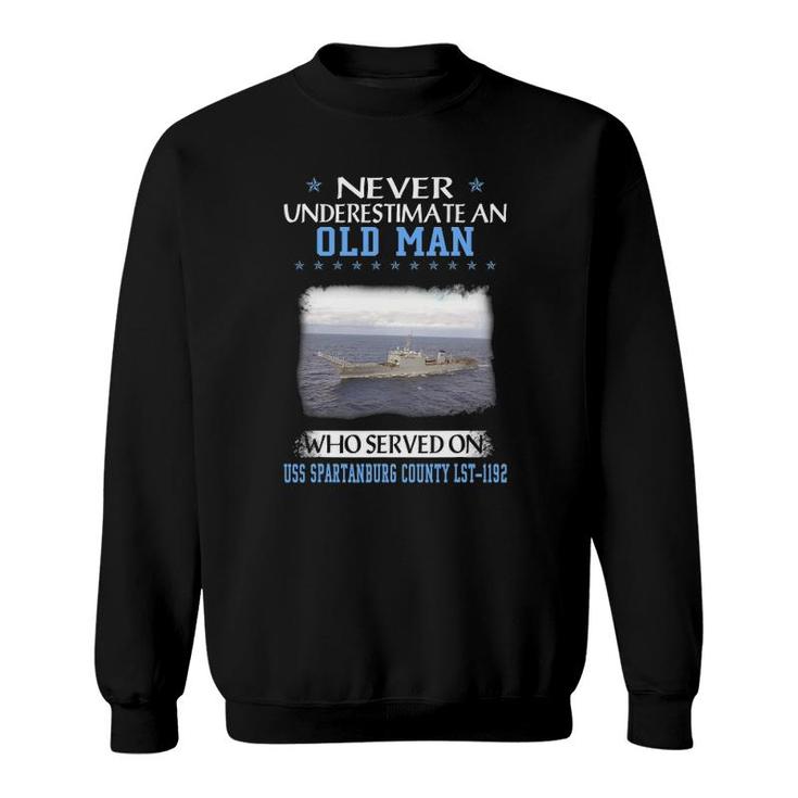 Uss Spartanburg County Lst-1192 Veterans Day Father Day Gift Sweatshirt