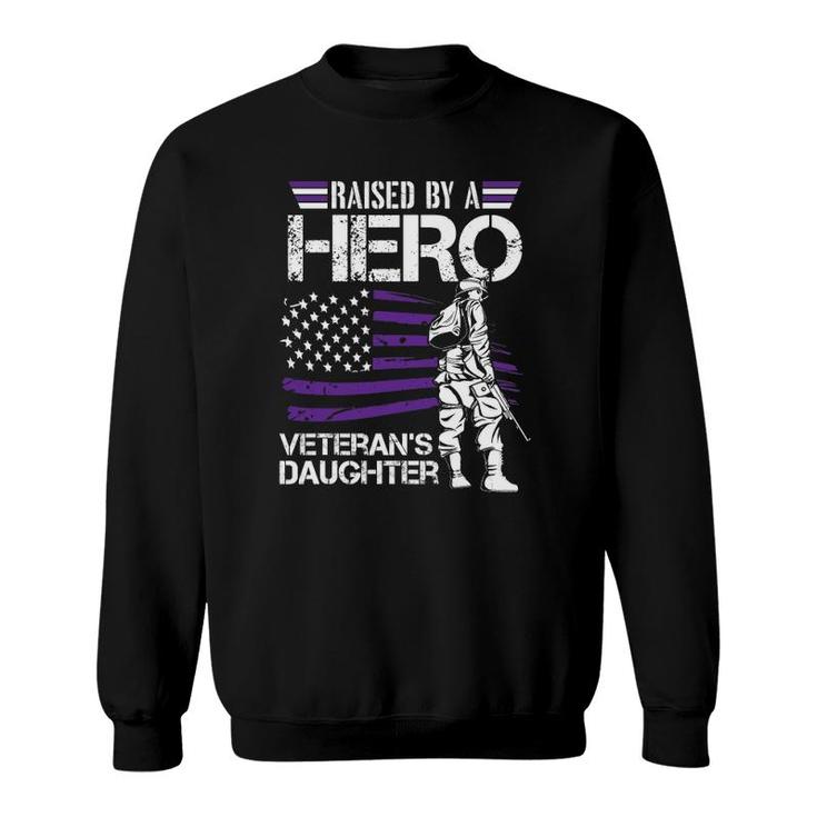 Veteran Daughter Month Of The Military Child Army Kids Sweatshirt
