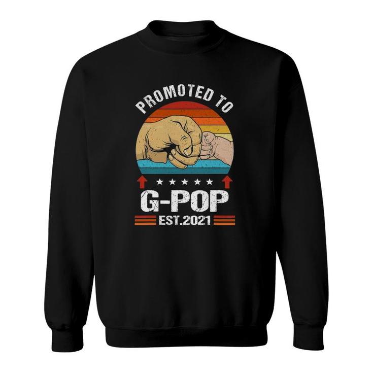 Vintage Promoted To G-Pop 2021 Father Day Sweatshirt